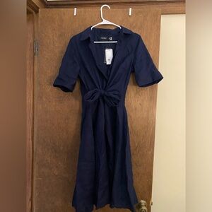 STUNNING Ralph Lauren Navy tie dress, size 10